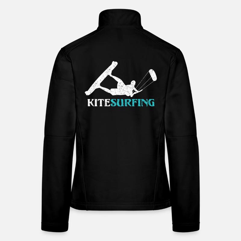 Ride the Wind – Kitesurf Style Frauen Softshelljacke