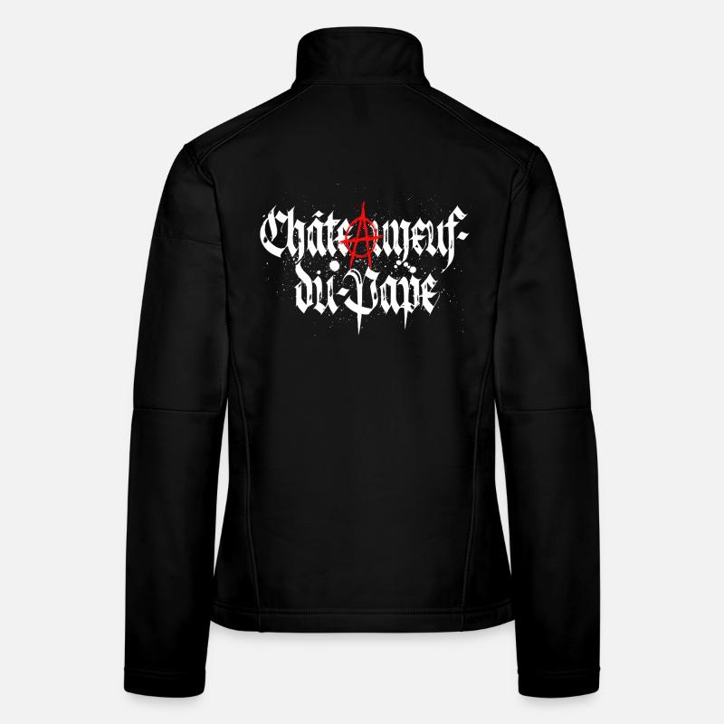 chateauneuf-du-pape_anarchie Veste en tissu softshell Femme