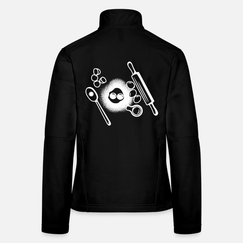 Backzutaten Zeichnung Frauen Softshelljacke