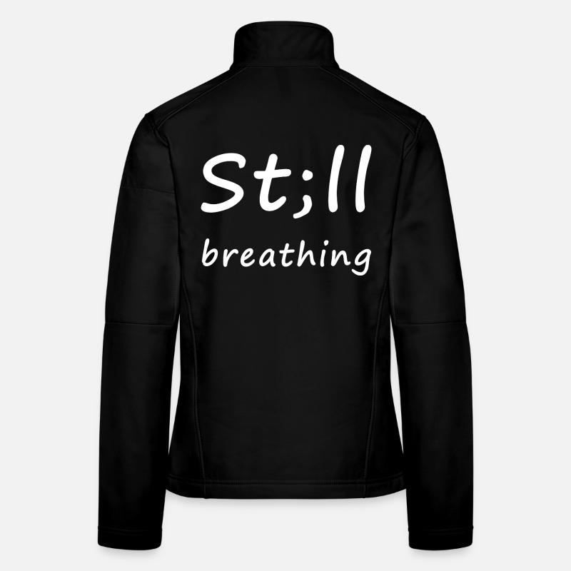 St; ll Respiration – Cœur de combattant Veste en tissu softshell Femme
