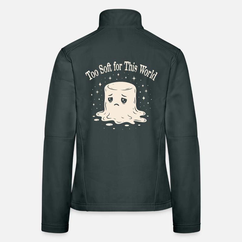 Melancholischer Marshmallow - Sensibel & Soft Frauen Softshelljacke