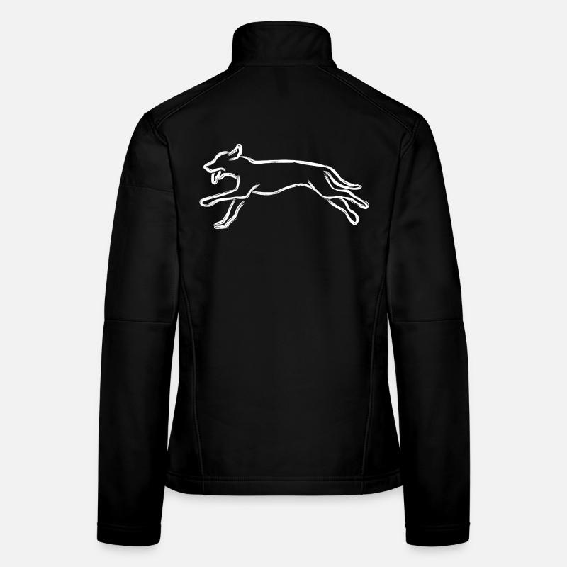 Chien Veste en tissu softshell Femme