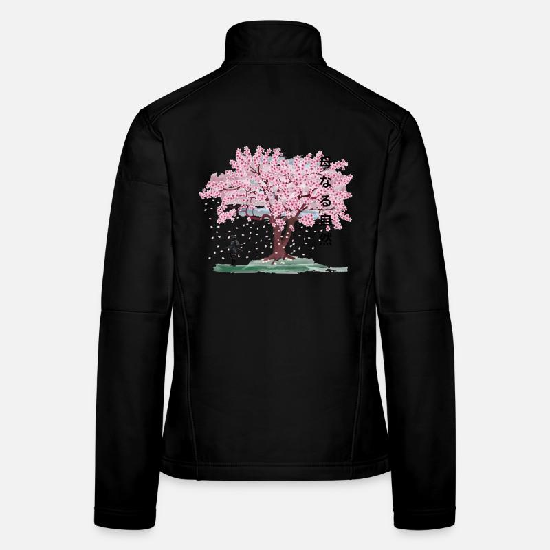 Under the blossoming cherry tree Women's Softshell Jacket
