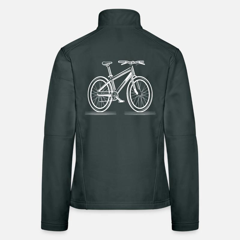 Bicycle Graphic Women's Softshell Jacket