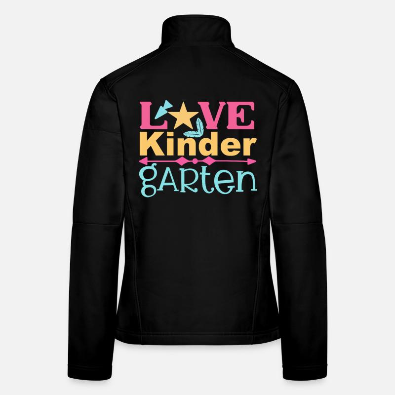 Jardin d’enfants de l’amour - Étoile et flèche Veste en tissu softshell Femme
