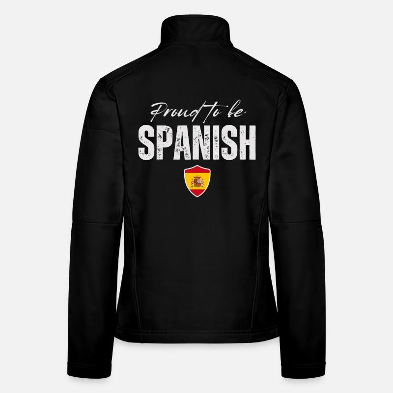 Spanischer Stolz, ich liebe Spanien Frauen Softshelljacke