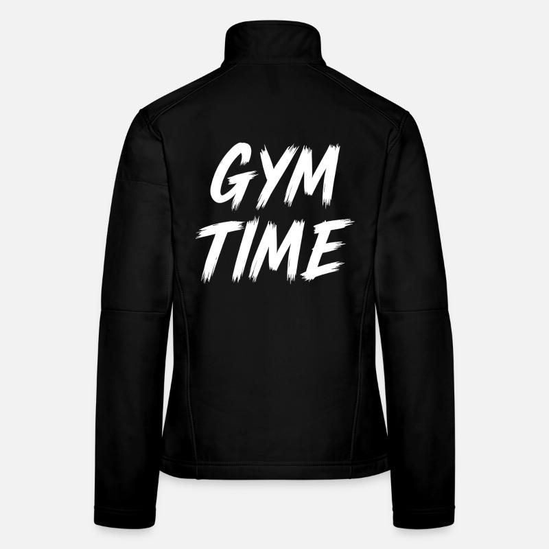 Zeit im Fitnessstudio Frauen Softshelljacke