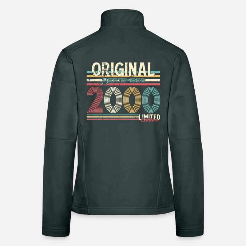 Original September Retro 2000 Design, 25 years Women's Softshell Jacket