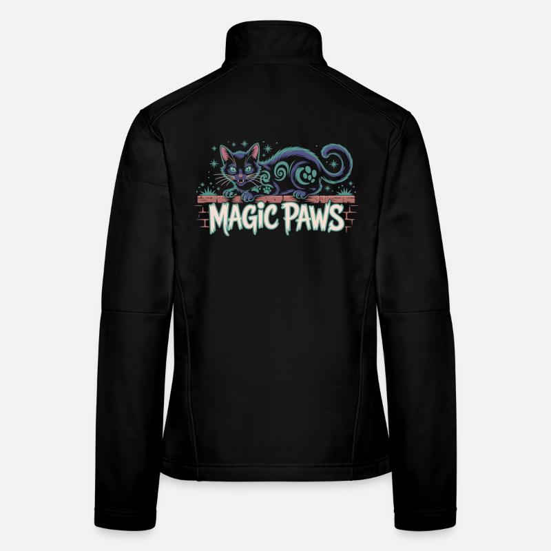 Enchanted Cat Magic Design Women's Softshell Jacket
