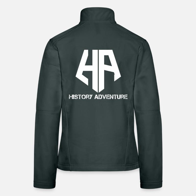 Histoire Aventure Logo Veste en tissu softshell Femme