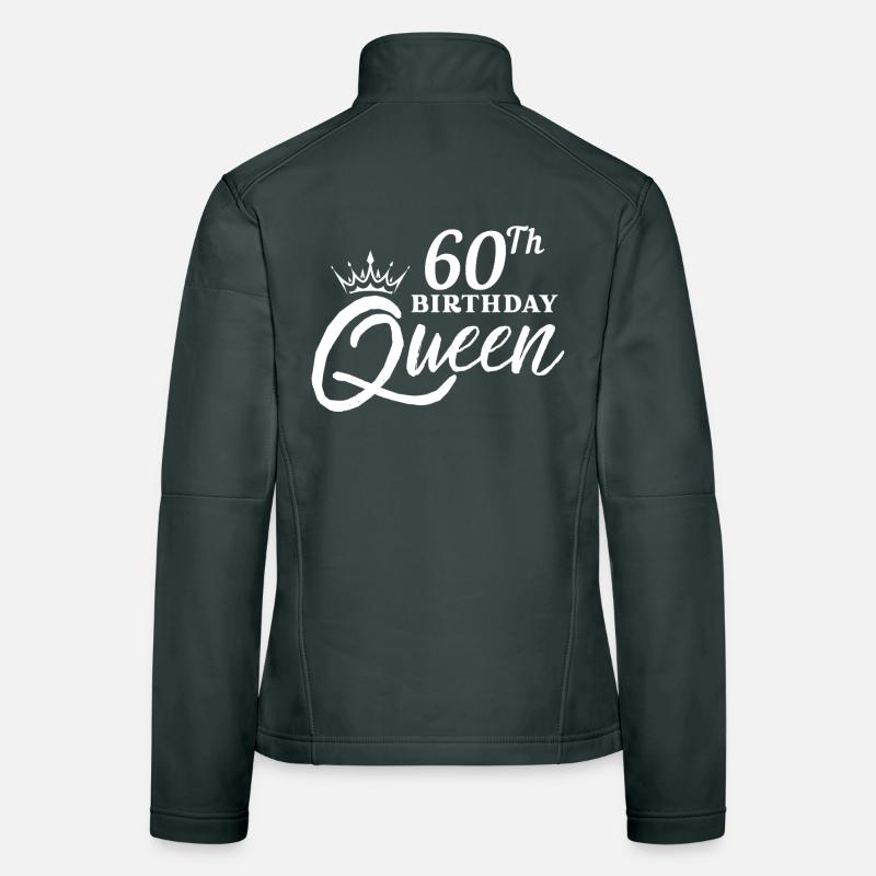 60th birthday queen Women's Softshell Jacket