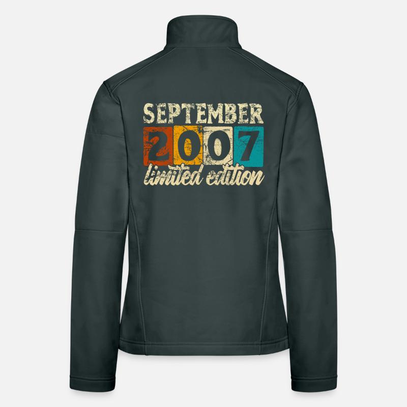 Limited Edition September 2007 Geburtstag Geschenk Frauen Softshelljacke