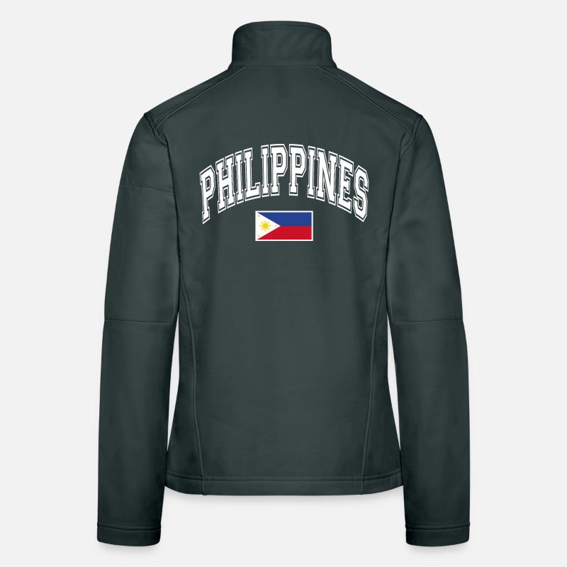 Philippines Flag Women's Softshell Jacket