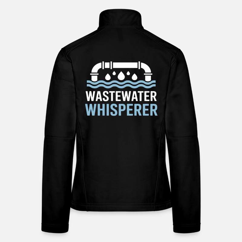 Wastewater Whisperer - Water Treatment Women's Softshell Jacket
