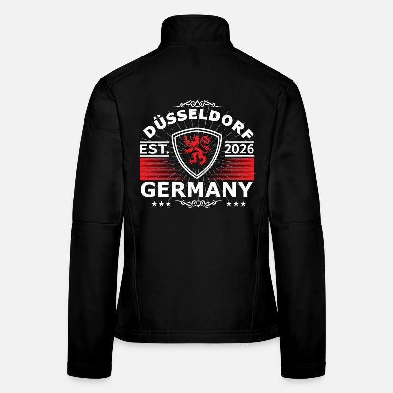 Düsseldorf Design – Fier de la ville Veste en tissu softshell Femme