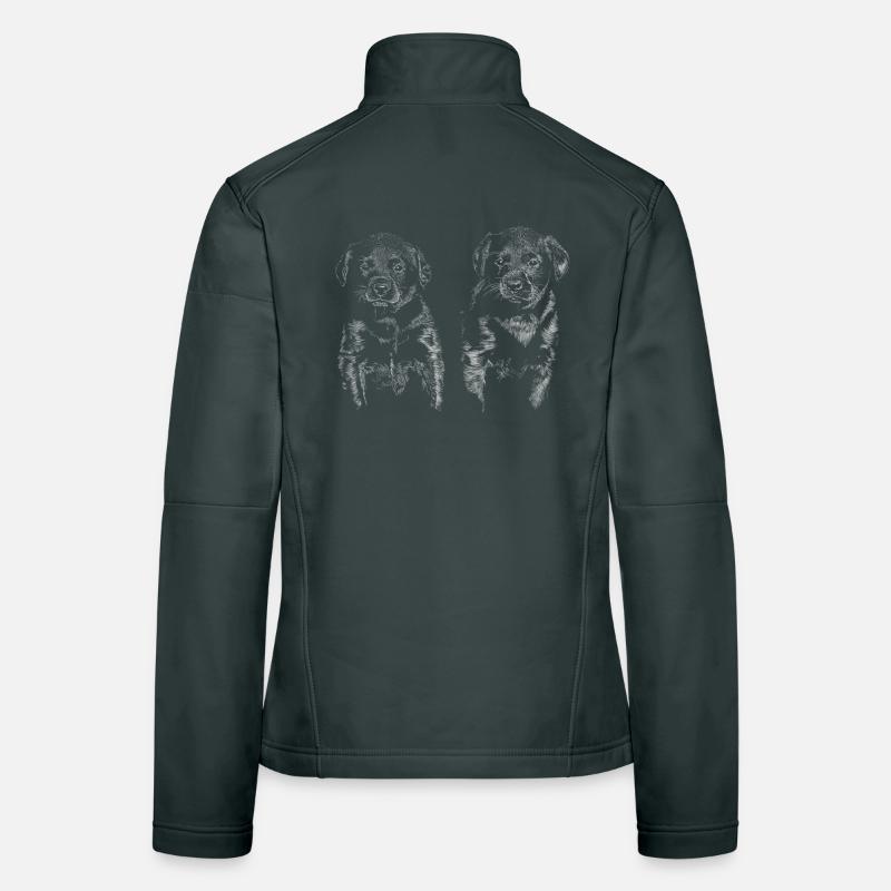 Chiots Veste en tissu softshell Femme