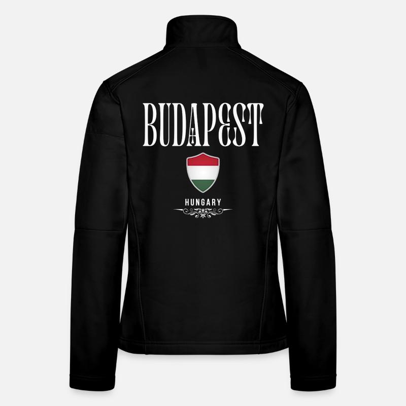 Ich liebe Budapest, Budapest Ungarn - Frauen Softshelljacke - Schwarz