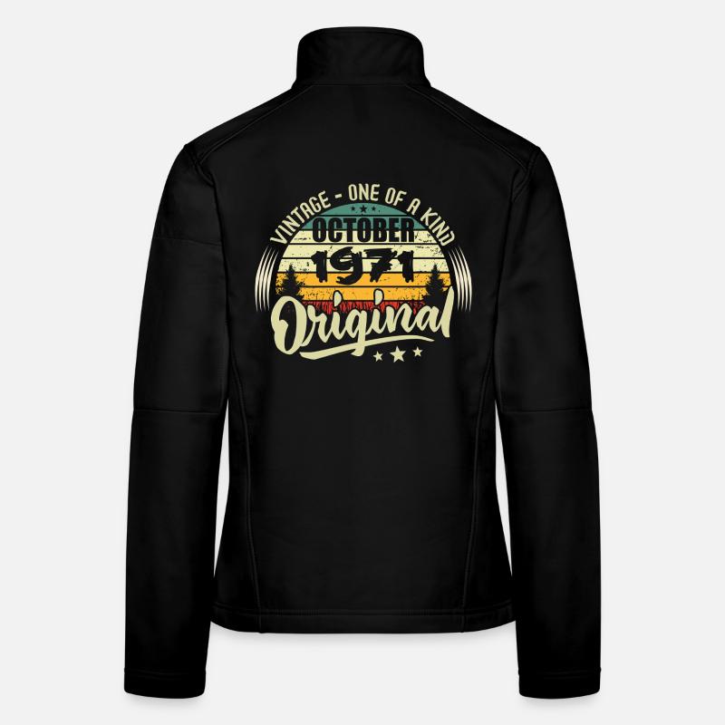 October 1971 Birthday Gift Women's Softshell Jacket