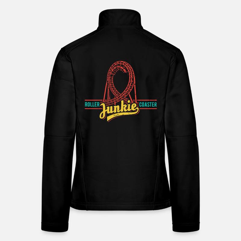 Rollercoaster Junkie - Roller Coaster - Loop Women's Softshell Jacket