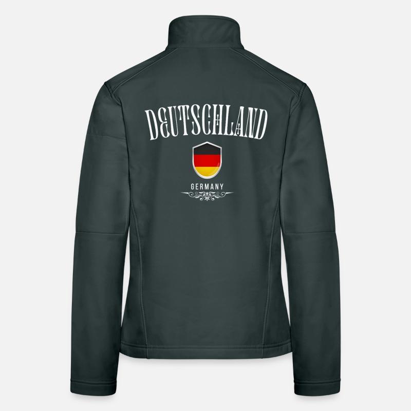 German pride, minimalist sleek design Women's Softshell Jacket