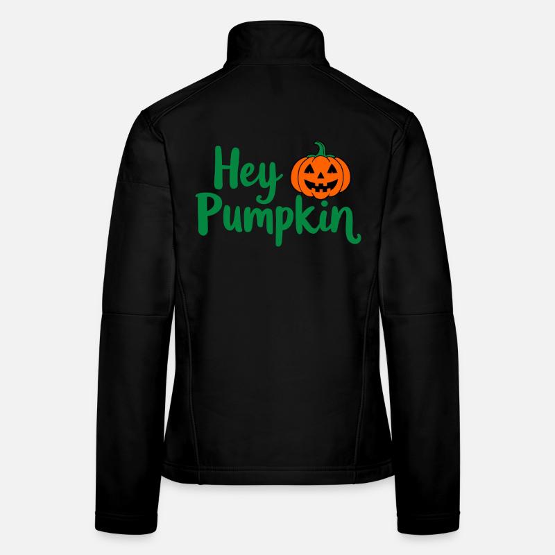 Hey Pumpkin Halloween-Spruch Frauen Softshelljacke