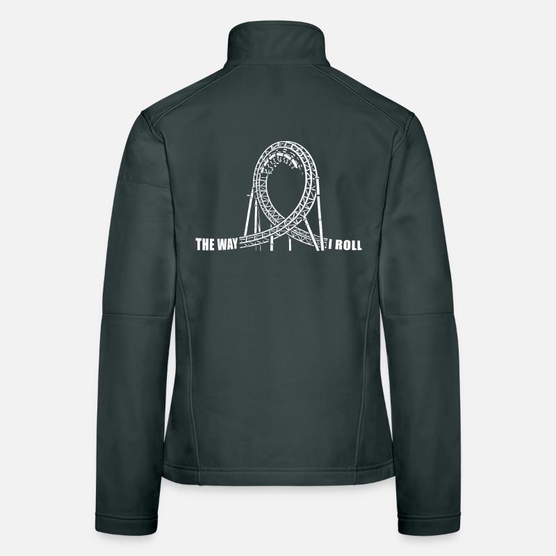 The way I Roll - Achterbahn - Looping Frauen Softshelljacke