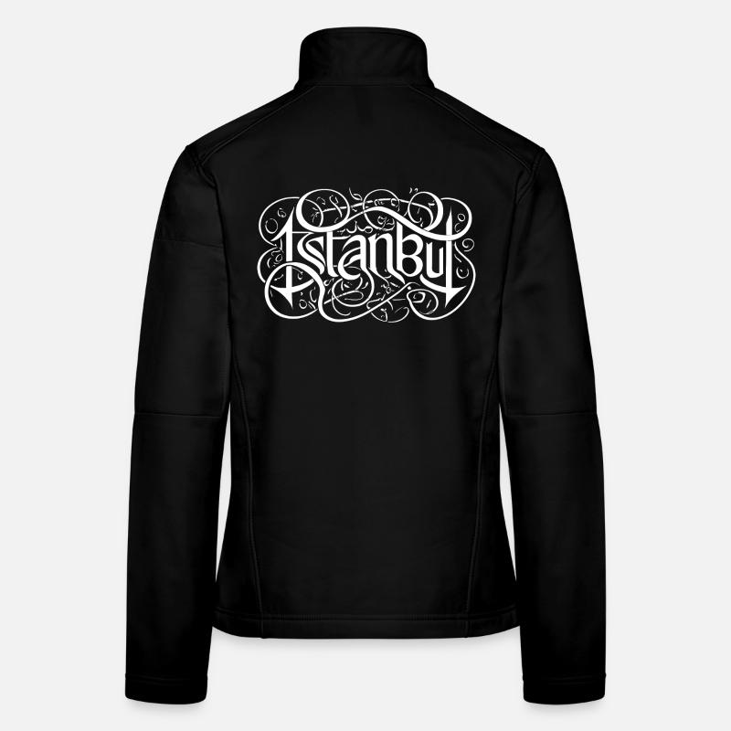 Istanbul Heavy Metal Headbanger Typography Women's Softshell Jacket