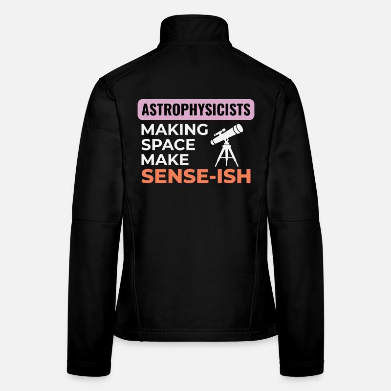 Science de l’espace Humour Design Veste en tissu softshell Femme