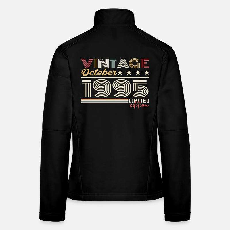 Oktober 1995 Retro Jubiläum 1995 Oktober 1995 Frauen Softshelljacke