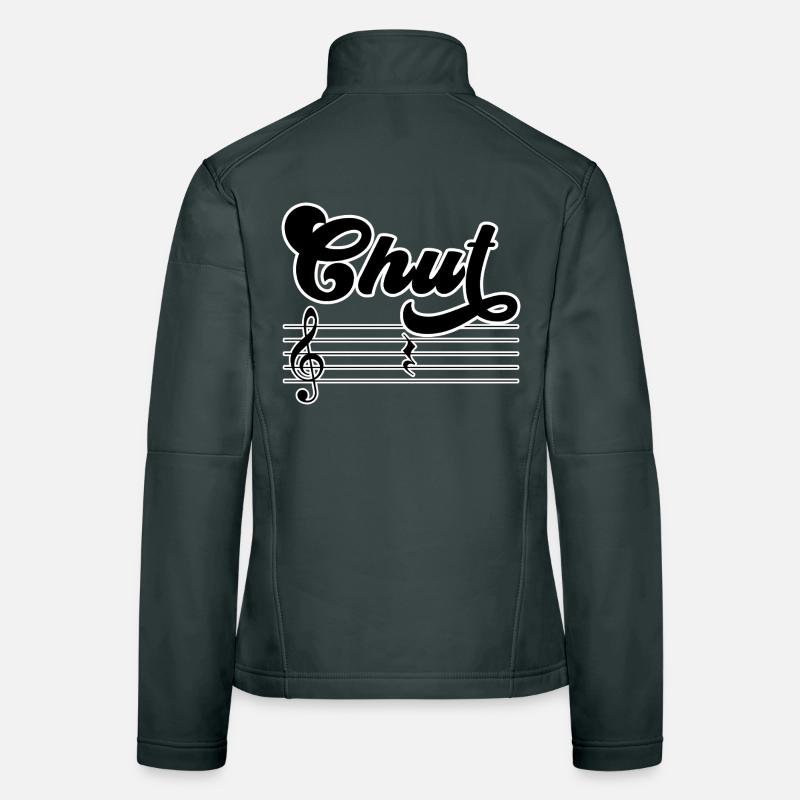 Silence Solfeggio Gift Musician and Student Women's Softshell Jacket