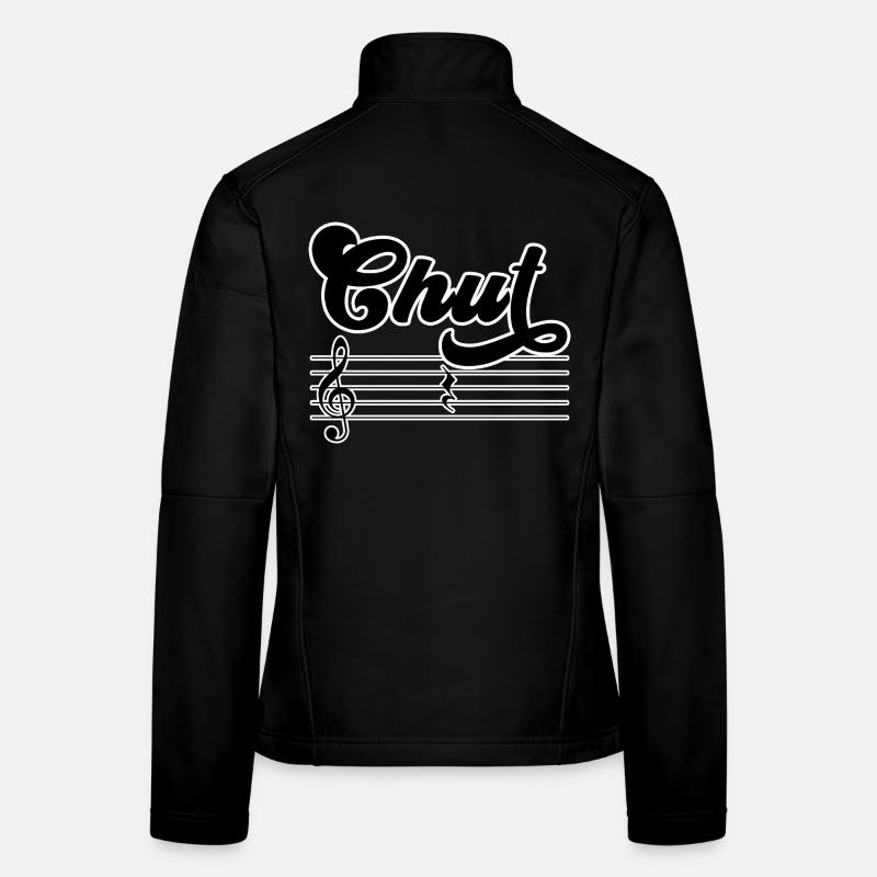 Silence Solfeggio Gift Musician and Student Women's Softshell Jacket