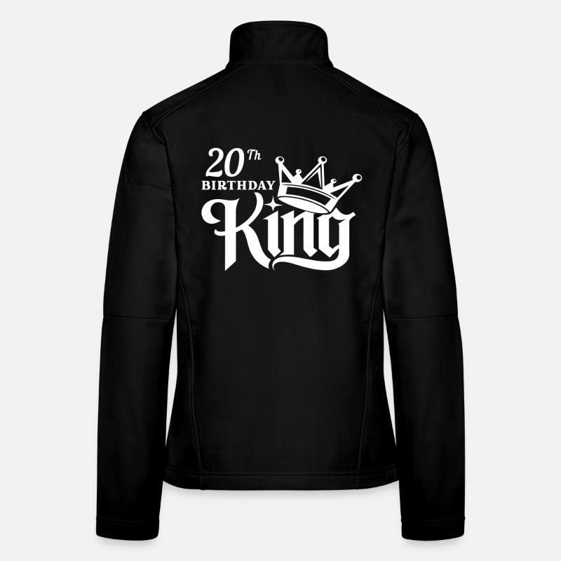 Roi du 20e anniversaire Veste en tissu softshell Femme