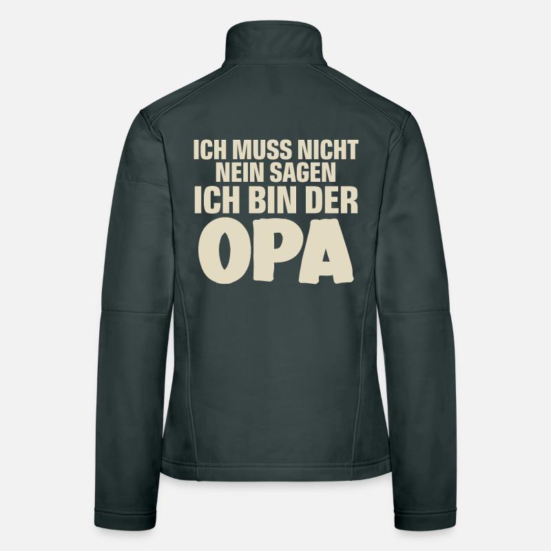 Opa Frauen Softshelljacke