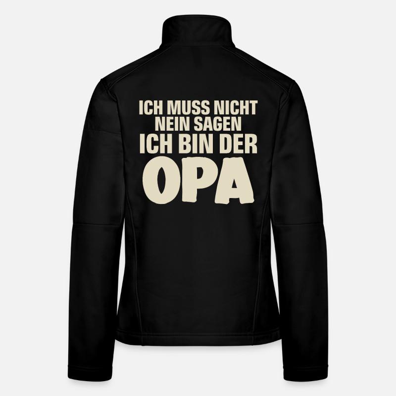 Opa Frauen Softshelljacke
