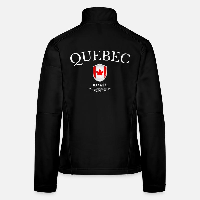 Quebec Kanada, Souvenir Quebec Frauen Softshelljacke