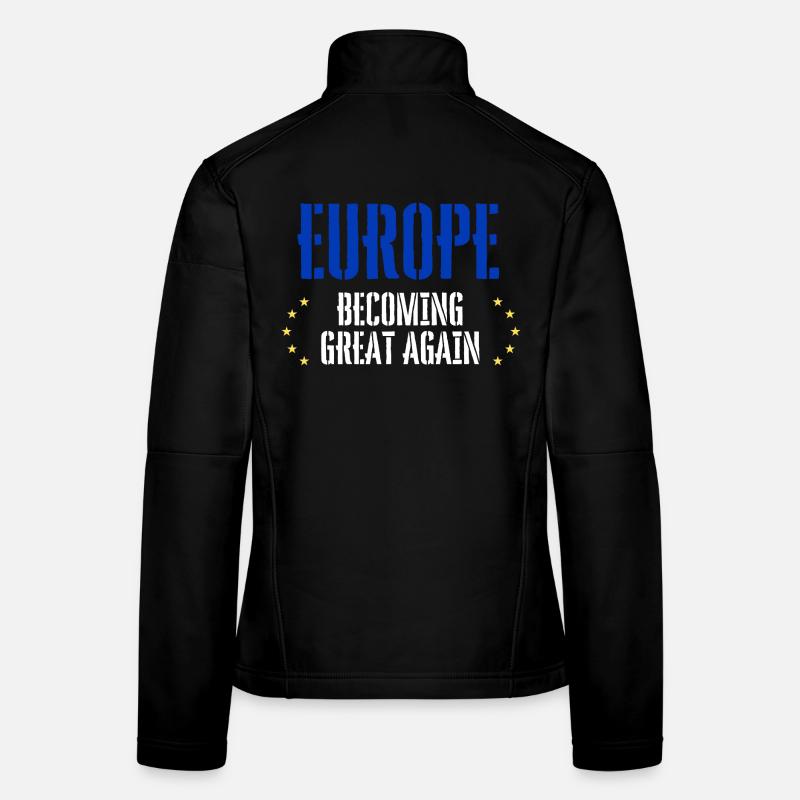 EUROPA wird wieder groß Frauen Softshelljacke