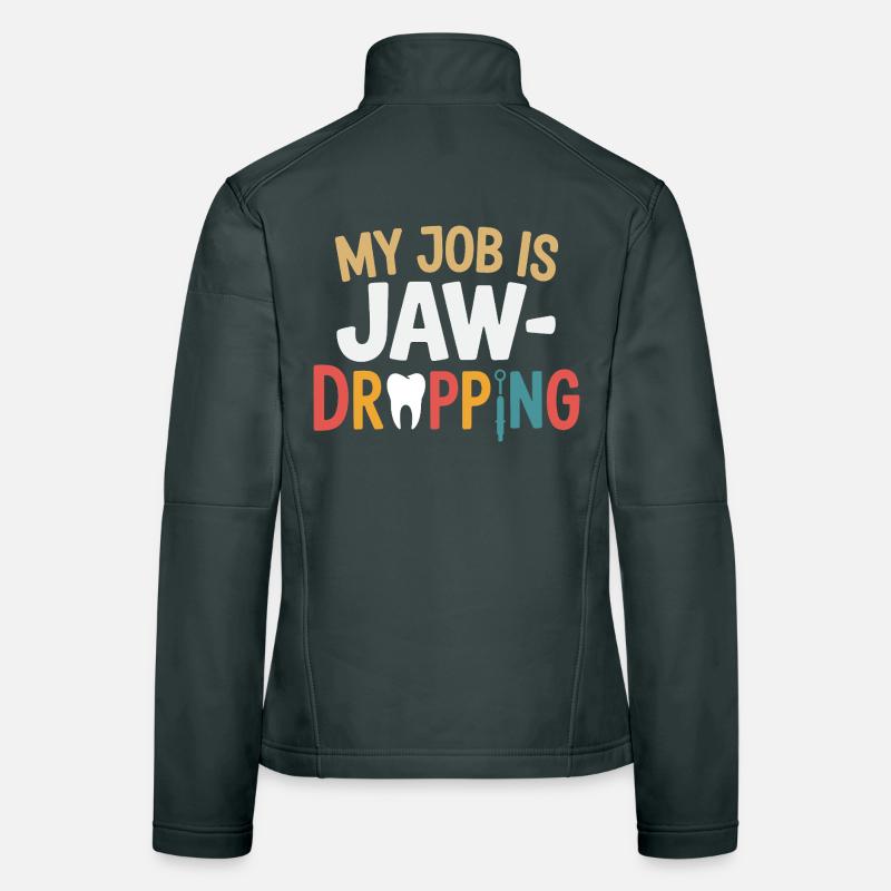 Dental Lab Technician Tools Design  Women's Softshell Jacket
