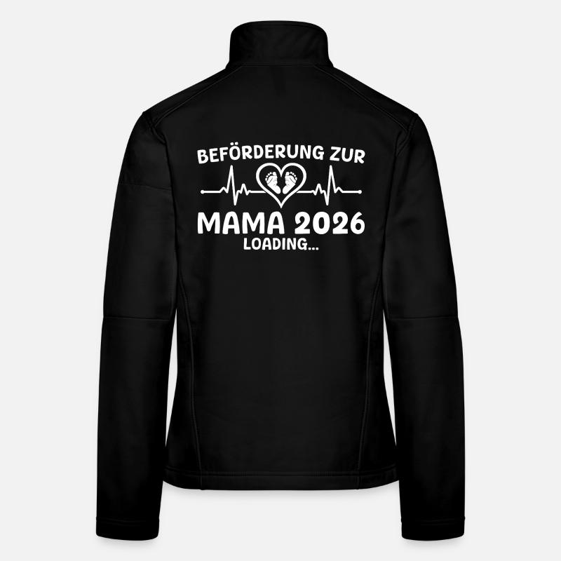 Expectant Mother 2026 loading - Mom Women's Softshell Jacket