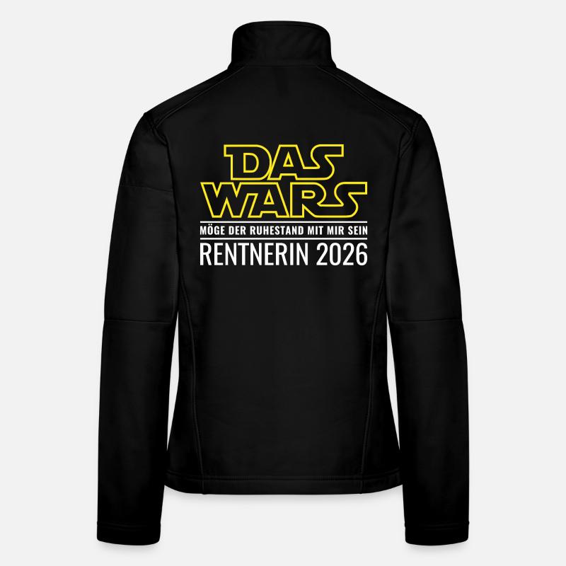 Rentnerin 2026 Ruhestand Das wars Rente Geschenk Frauen Softshelljacke