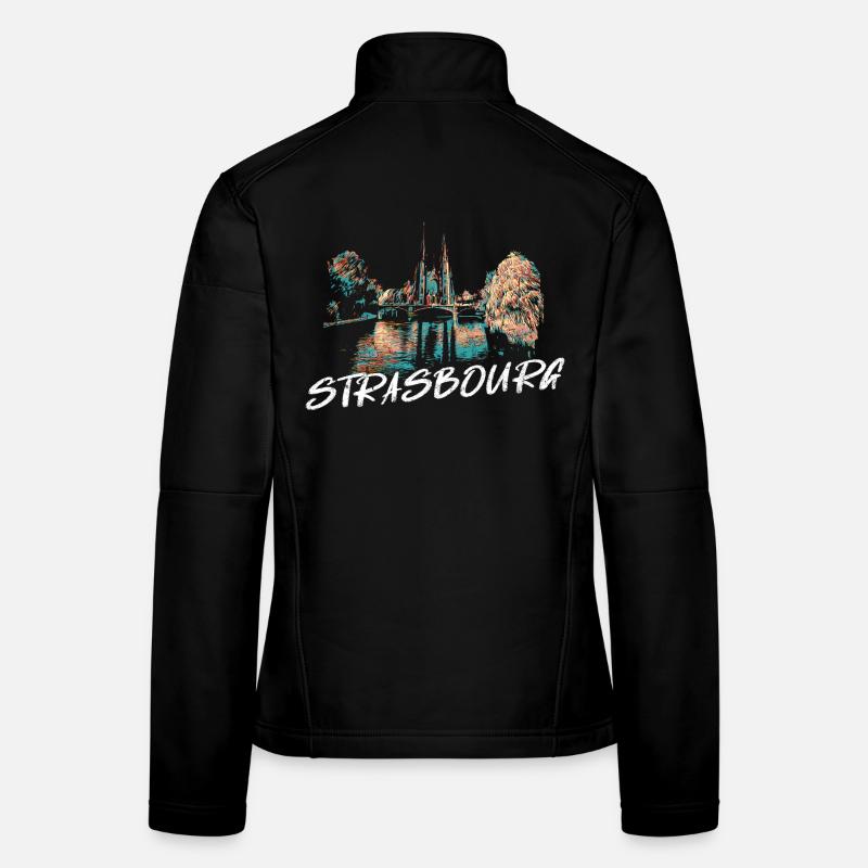 Straßburger Münster – Illustration Frauen Softshelljacke