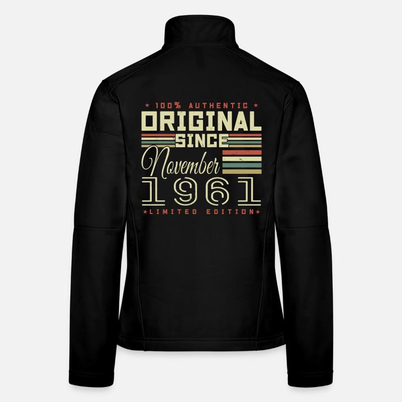 November 1961 Birthday Gift Women's Softshell Jacket