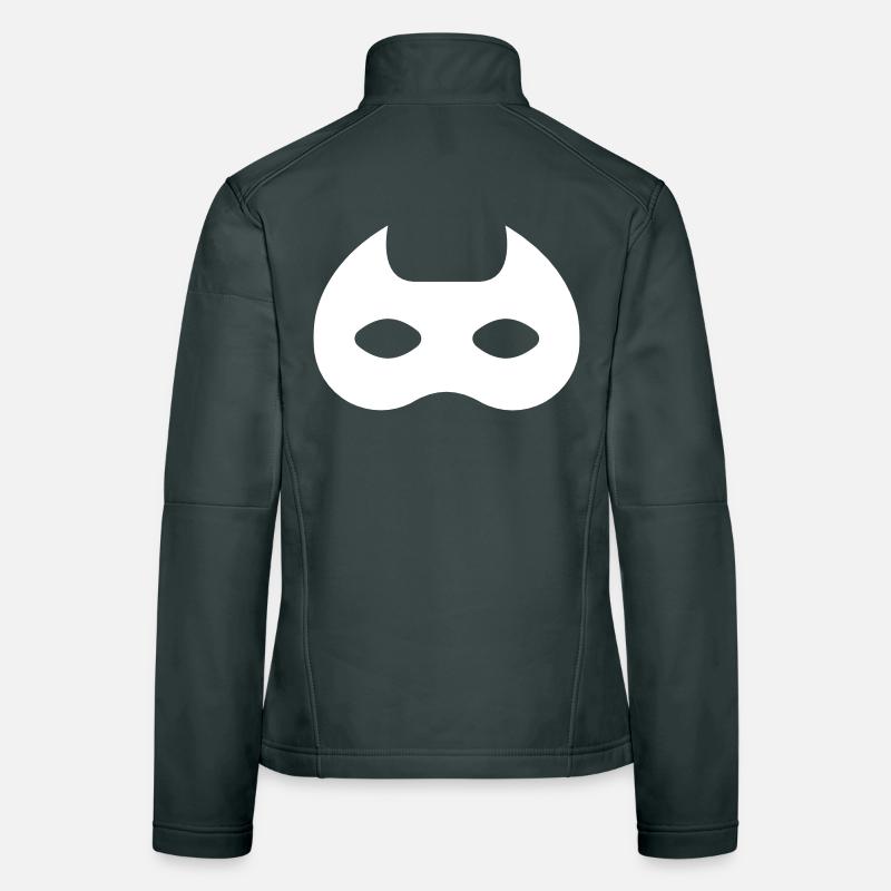Maske eines Superhelden Frauen Softshelljacke