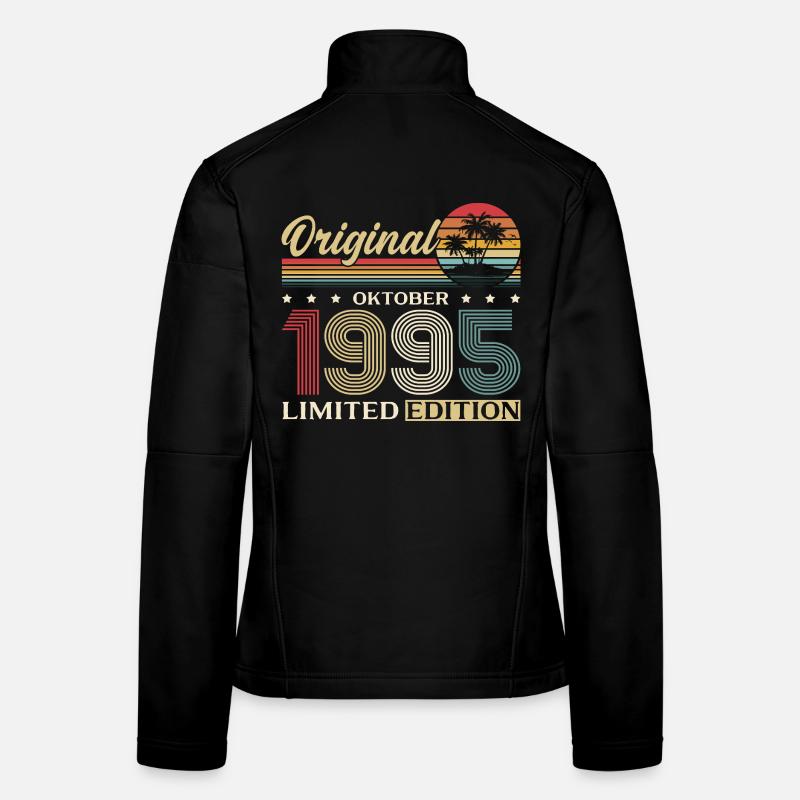 30e anniversaire Original octobre 1995 Veste en tissu softshell Femme