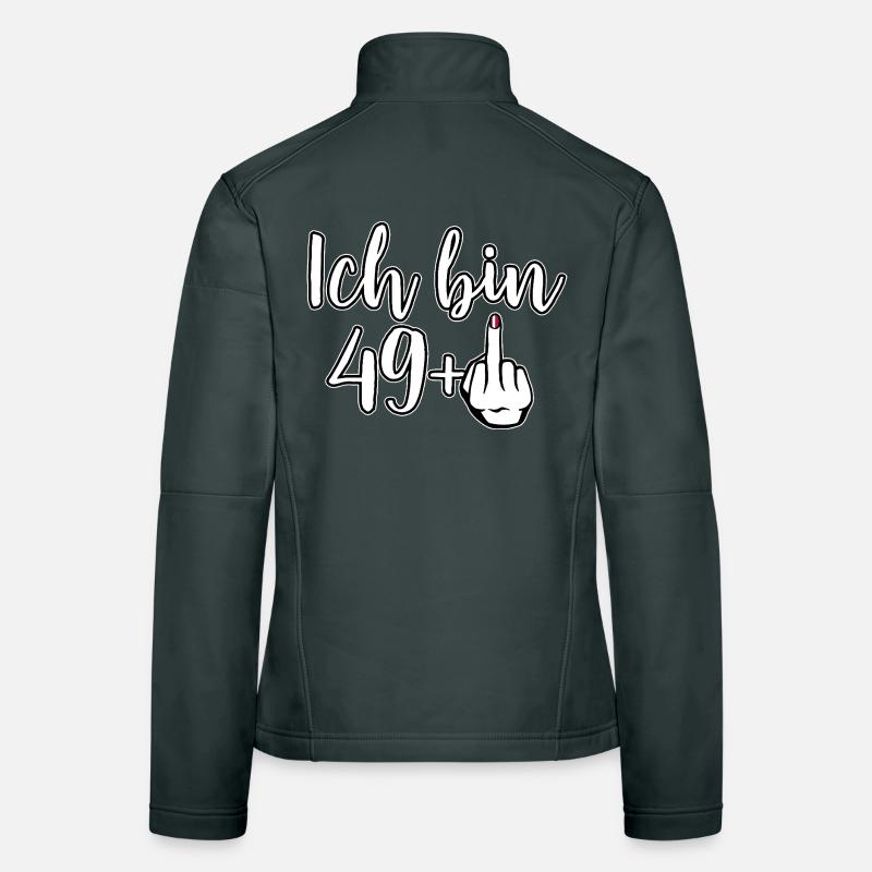 Ich bin 49+ Mittelfinger - Geburtstag Frauen Softshelljacke
