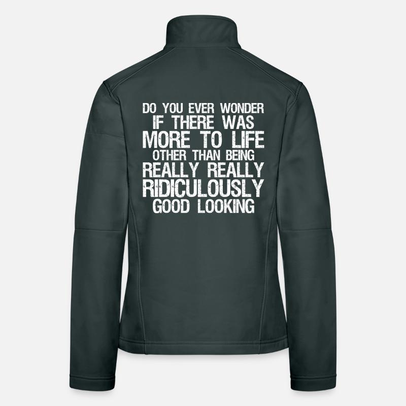 Vous êtes-vous déjà demandé s’il y avait plus dans la vie Veste en tissu softshell Femme