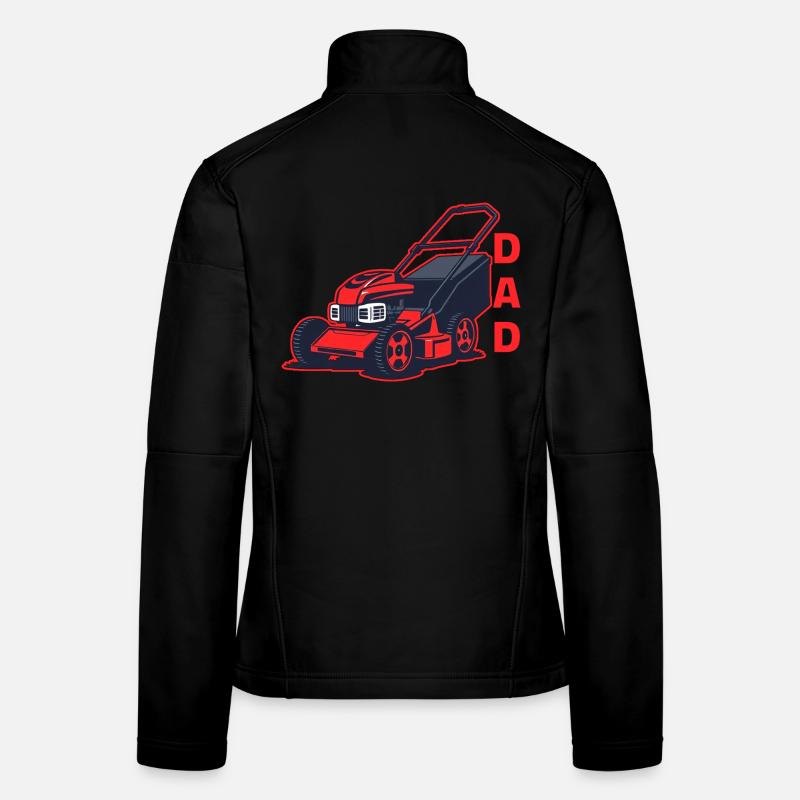 Père tondeuse à gazon Veste en tissu softshell Femme