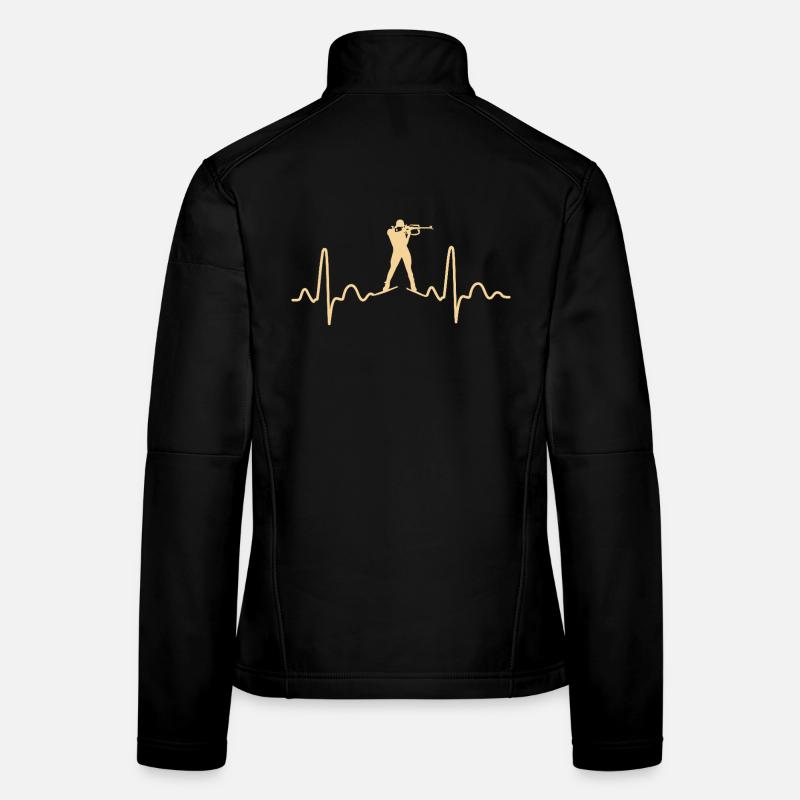 Biathlon Biathlet - Frauen Softshelljacke - Schwarz