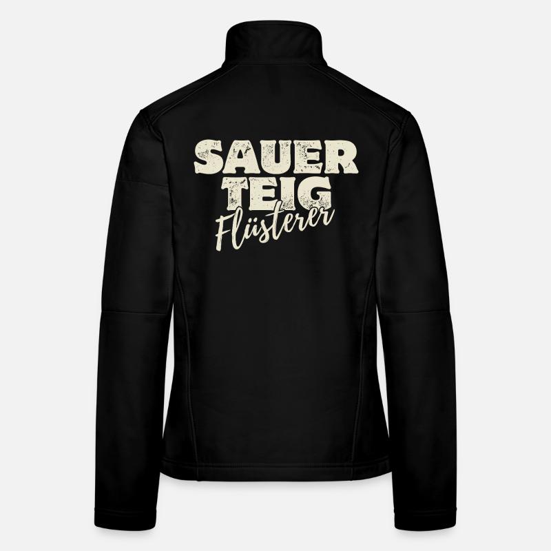 Sauerteig Flüsterer - Frauen Softshelljacke - Schwarz