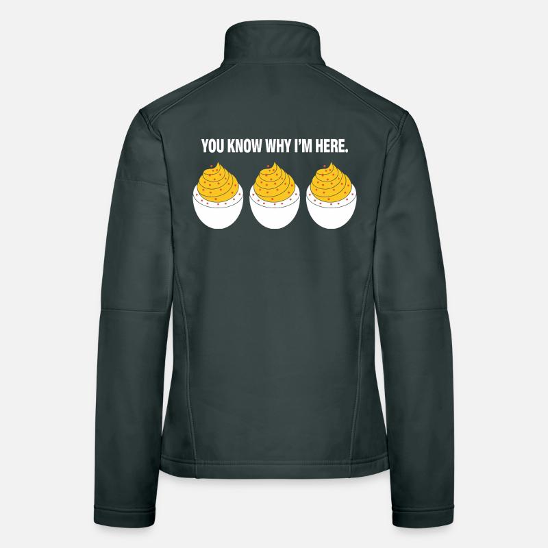 stuffed eggs Women's Softshell Jacket