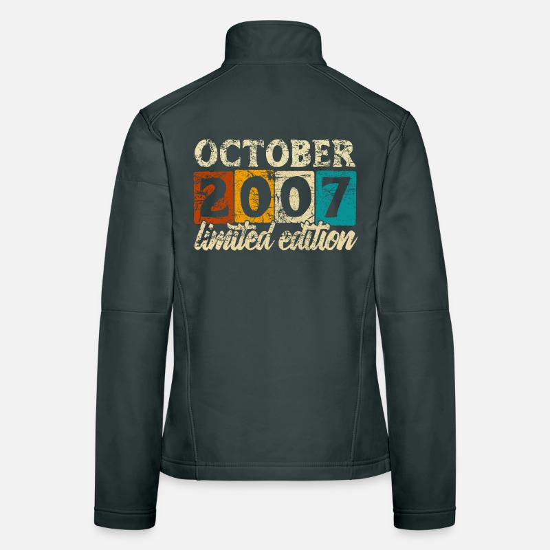 Édition limitée octobre 2007 Cadeau d’anniversaire Veste en tissu softshell Femme